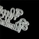 Happy Valentine Day  Metal Cutting Dies For DIY Scrapbooking Album Paper Cards3C