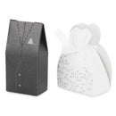 50pcs Bride Groom Dress Candy Boxes Wedding Favors Bags Gift Party Supplies