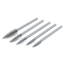 5PCS/Set Wood Carving And Engraving Drill Bit Milling Carving Root Tools K7H1