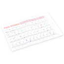 Removable PVC Piano and Keyboard Stickers for 49 61 76 88 Transparent 1PC Newly