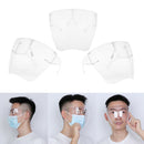 3x Transparent Unisex Face Shield Visor Anti-fog Eye Protection Windproof