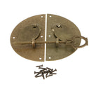 Chinese Ancient Door Knocking Pull Lock Latch Cabinet Furniture with Screws