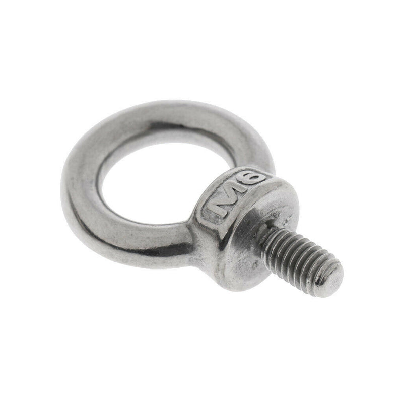 20 Pcs M6 Stainless Steel Lifting Eye Bolt Marine Grade