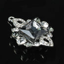 5 Pieces Alloy Crystal Rhinestone Pendants Charms Jewelry Making Accessories
