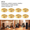 8pcs Turntable Recorder Isolation Feet Protective Stand Base Speaker Spike Pad