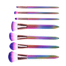 7pcs Corn Makeup Brushes Eyebrow Eyeliner Blush Cosmetic Concealer Tools A