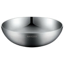 304 Stainless Steel Double Wall Mixing Bowl for Soup Salad Fruit Porridge