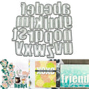Alphabet Metal Cutting Dies Stencil DIY Scrapbooking Album Paper Card Making