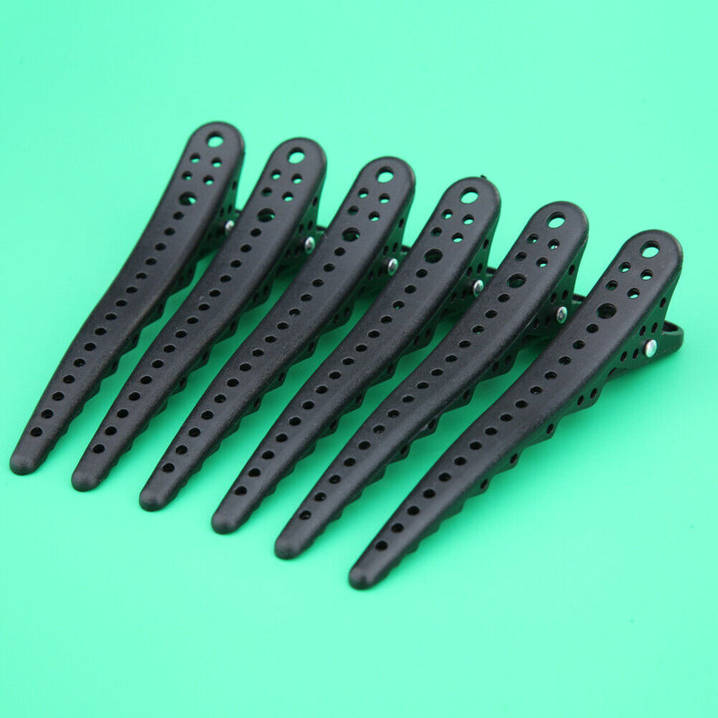 6Pcs Black Hairpin Clip Mouth Salon Hair Tools Accessories Hair Care Stylin