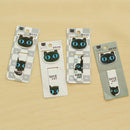 Lovely Black Cat Magnetic Bookmark Paper Clip Bookmark Supply School.Office Q9M2