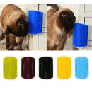 127x85x50mm Pet Cat Scratching Board Self Groomer Brush Wall Corner Grooming