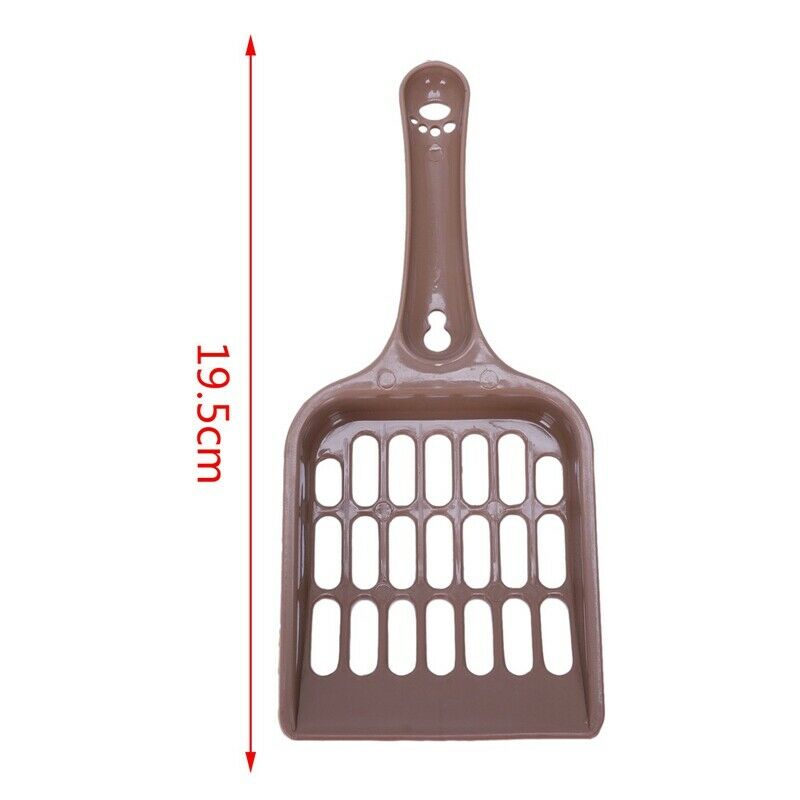 Plastic Non slip Grip Pet Cat Dog Wastes Trash Cleaner Litter Scoop Random