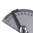 Stainless steel 180 degree protractor angle finder arm measuring ruler tool ME