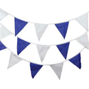 Creative Blue Cotton Pennant Flag For Garland Home Wedding Party Decoration