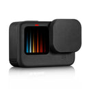 20mmThicknes,Black Camera Lens Cap Silicone Protective Anti- Dust Cap for Gopro