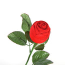 1pc Red Rose Flower Velvet Jewelry Storage Box Engagement Ring Box fiJ uW