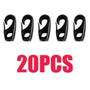 20xShock Cord Bungee Leash End Hooks for 7mm Rope Kayak Fixing Accessories