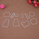Metal Mouse Cutting Dies Stencil Scrapbooking Stamp Embossing Paper Cards