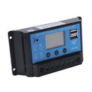 20A LCD Solar Charge Controller Auto Regulator Current Display US M6I4