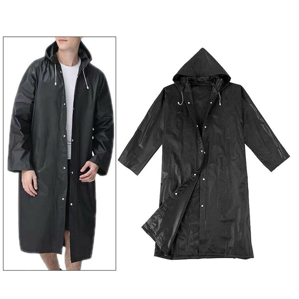 Women Mens Lightweight Outdoor Waterproof Raincoat Poncho Portable Packable Rain