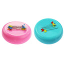 2pcs Round Magnetic Sewing Pin Cushion Pin Holder Caddy Storage Sewing Tool