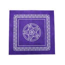 1pc 49*49cm Tarot game tablecloth non-woven material board game purple color Z