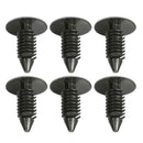 100Pcs Car Fastener Clips 8mm Bumper Rivets Screws Panel Push Fastener Rivet Kit