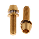 4x Durable Titanium Alloy Cycling Bike Taper Head Bolts Screw Kit