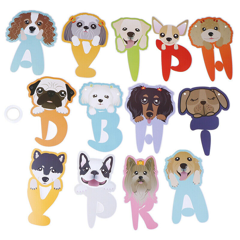 Dog Decor Banner Bunting Garland Banner Pet Party Decor Pet Birthday Flag JR
