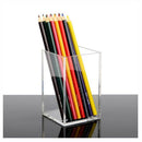 Acrylic Pen Holder 2 Pack,Clear Desktop Pencil Cup Stationery Organizer for R5X1