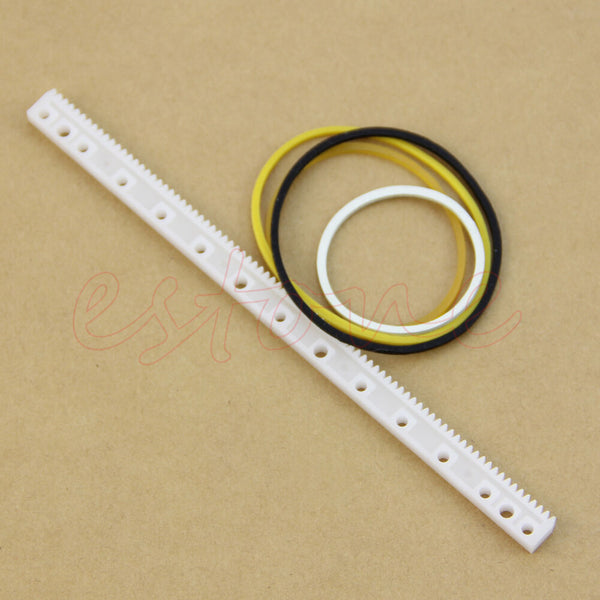 60pcs Type Plastic Shaft Single Double Reduction Crown Worm Gears DIY Robot New