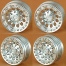 4 Pack 1.9 Inch Aluminum Beadlock Wheels 12mm Hex Wheel Rim for 1/10 RC Crawler