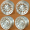 4 Pack 1.9 Inch Aluminum Beadlock Wheels 12mm Hex Wheel Rim for 1/10 RC Crawler