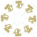 happy 40th cake toppers anniversary party supplies birthday party decoration TOC