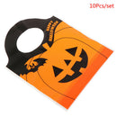 10pcs Halloween Easter Party Pumpkin Ghost Candy Bag Baking Cookies Box Home -OZ