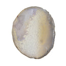 2 Pieces Colorful 80-100mm Agate Quartz Crystal Slices Coaster Home Ornament