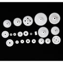 Different Styles White Plastic Gear Set 58 Pcs for RC Toys L6S7