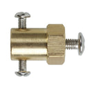 6mm Shaft Dia DC Geared Motor to Robot Small Car Wheels Hex Coupler D7A2