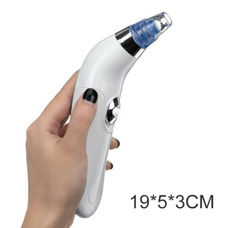 Electric Blackhead Vacuum Suction Acne Remover Face Pimple Pore Comedonew/Head