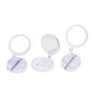2x Magnifying Makeup Mirror Beauty Stand Double Side with LED Light Cosmetic lj