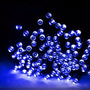 LED Solar Fairy Light Bulb String Outdoor Wedding  Blue 5m 20Bulbs
