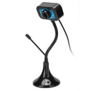 0.3MP HD Webcam with Microphone Goose Neck USB Web Camera for PC Computer