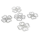20x Diamond Diamond Crystal Rhinestone Ribbon Buckles Sliders for wedding E