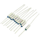 10Pcs Circuit Cutoff TF Aluminum Thermal Fuse 100 Degree Celsius 250V 10A T7R6