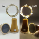 2m 20LED Solar Wine Bottle String Light Wedding Cork Garland Fairy Lamp A