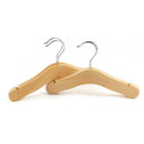 Natural Solid Wood Clothes Hangers Airer Kids Pant Suit Hanger Rack 27x16cm