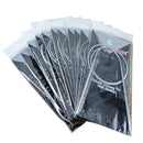 1X(11PCS Stainless Steel Circular Knitting Needles Crochet Hook Weave Set