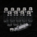 40Packs 50ml Clear Plastic Bottle Screw Cap Essential Oils Storage Vials