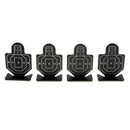 4pcs Steel Human Silhouette Target Set 7 x 5cm for Shooting Hunting Practice