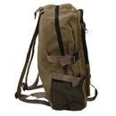 male Retro Leisure tourism canvas backpack Khaki